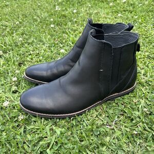 Jeffrey Tyler Stout Boots Style 453076 Mens Size 9 Black Leather